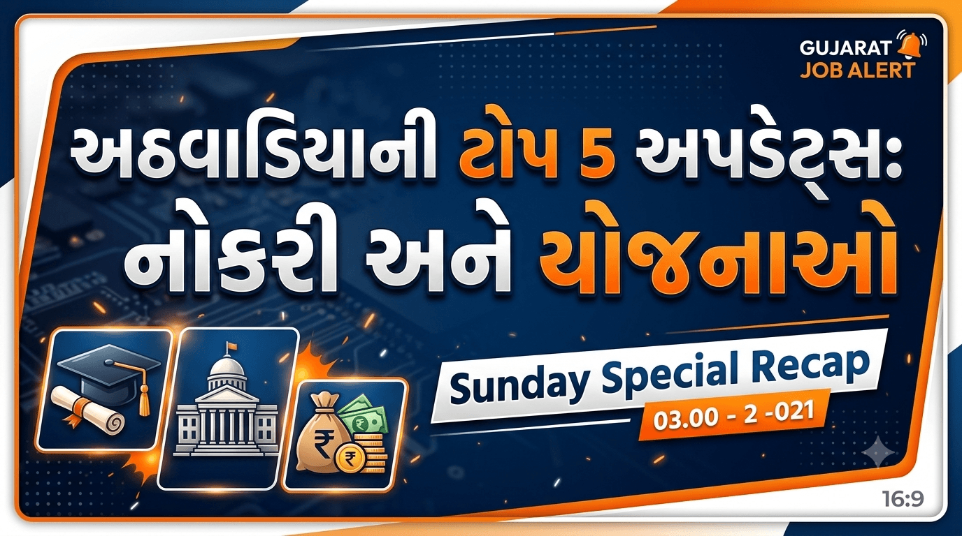 Top Gujarat Jobs and Yojana 2026