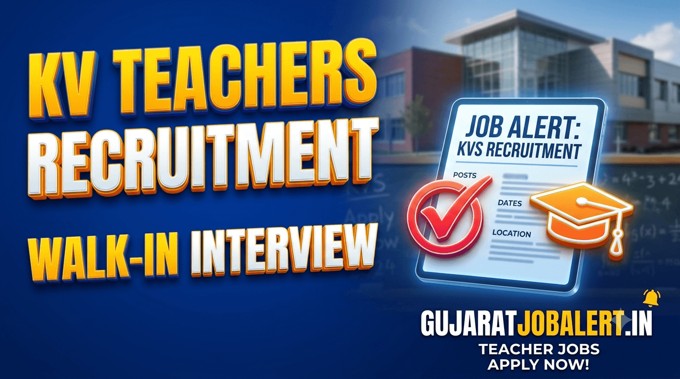 KV Shahibaug Ahmedabad Walk-in Interview