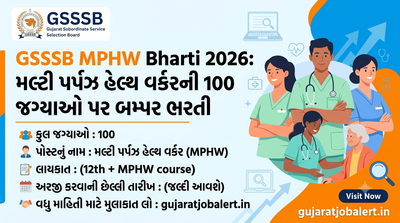 GSSSB MPHW Bharti 2026