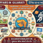 Current Affairs in Gujarati 27 August 2026: દૈનિક કરન્ટ અફેર્સ
