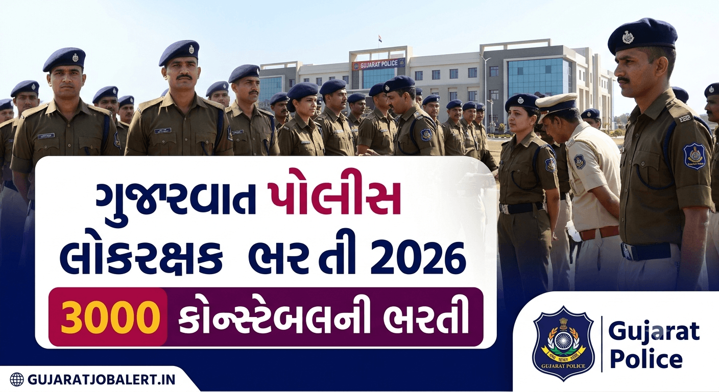 Gujarat Police Lokrakshak Bharti 2026: 3000 કોન્સ્ટેબલની ભરતી