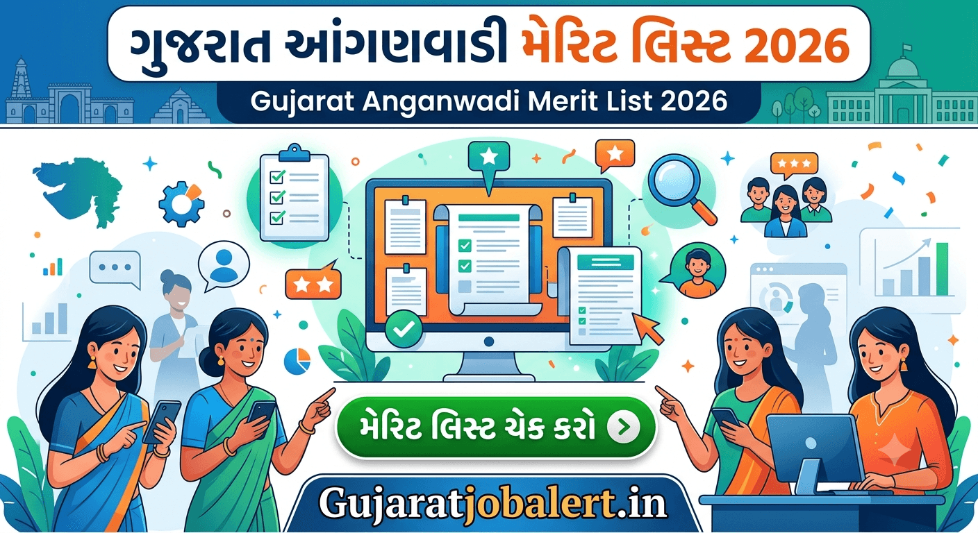 Gujarat Anganwadi Merit List 2026: Check Final Results