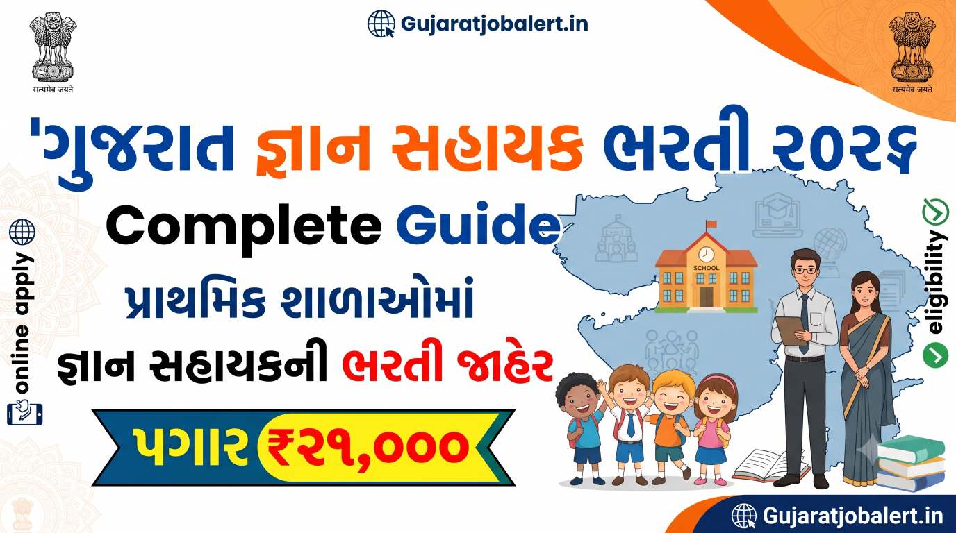 Gujarat Gyan Sahayak Prathamik Bharti 2026: પગાર ₹21000