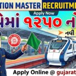 RRB Station Master Recruitment 2026: રેલવેમાં ૧૨૫૦ જગ્યાઓ પર બમ્પર ભરતી, જાણો સંપૂર્ણ માહિતી RRB Station Master Recruitment 2026: રેલવેમાં ૧૨૫૦ નોકરી