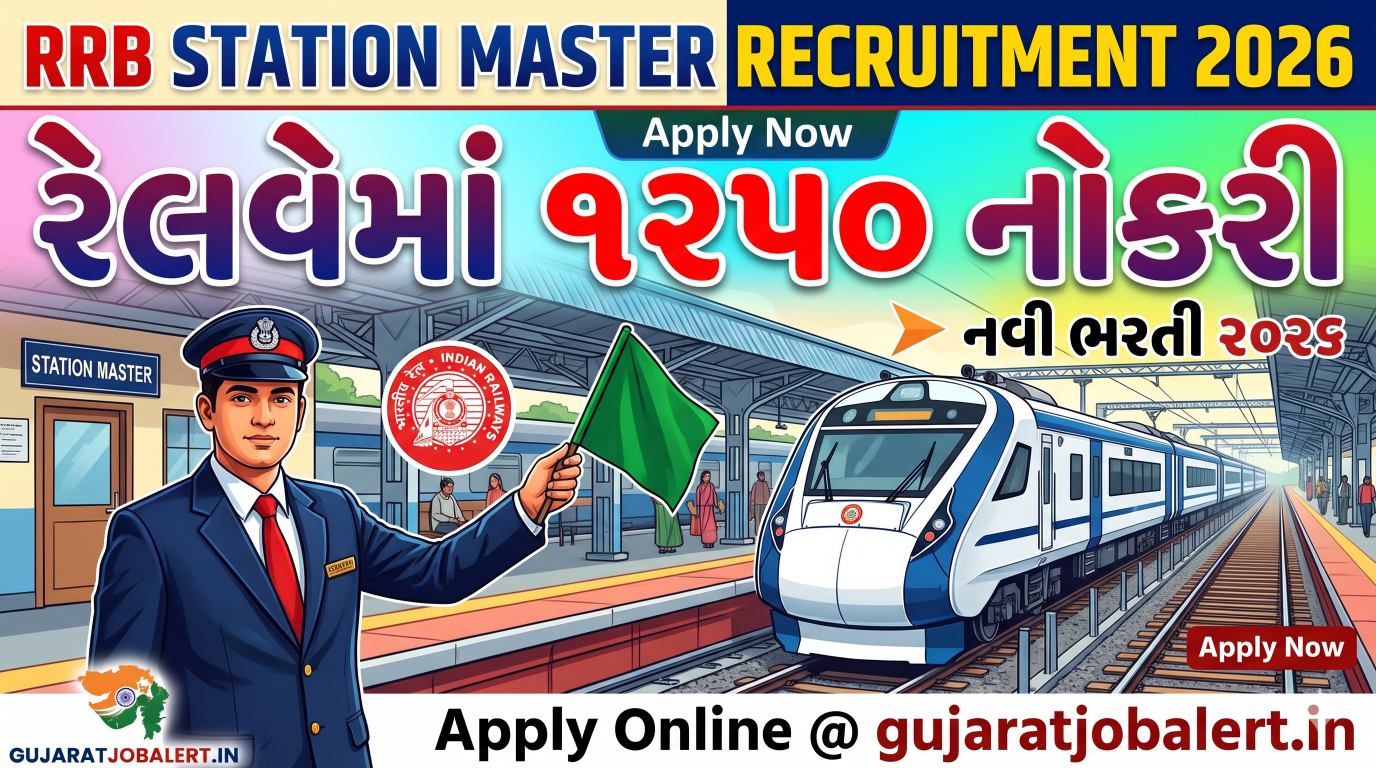 RRB Station Master Recruitment 2026: રેલવેમાં ૧૨૫૦ નોકરી